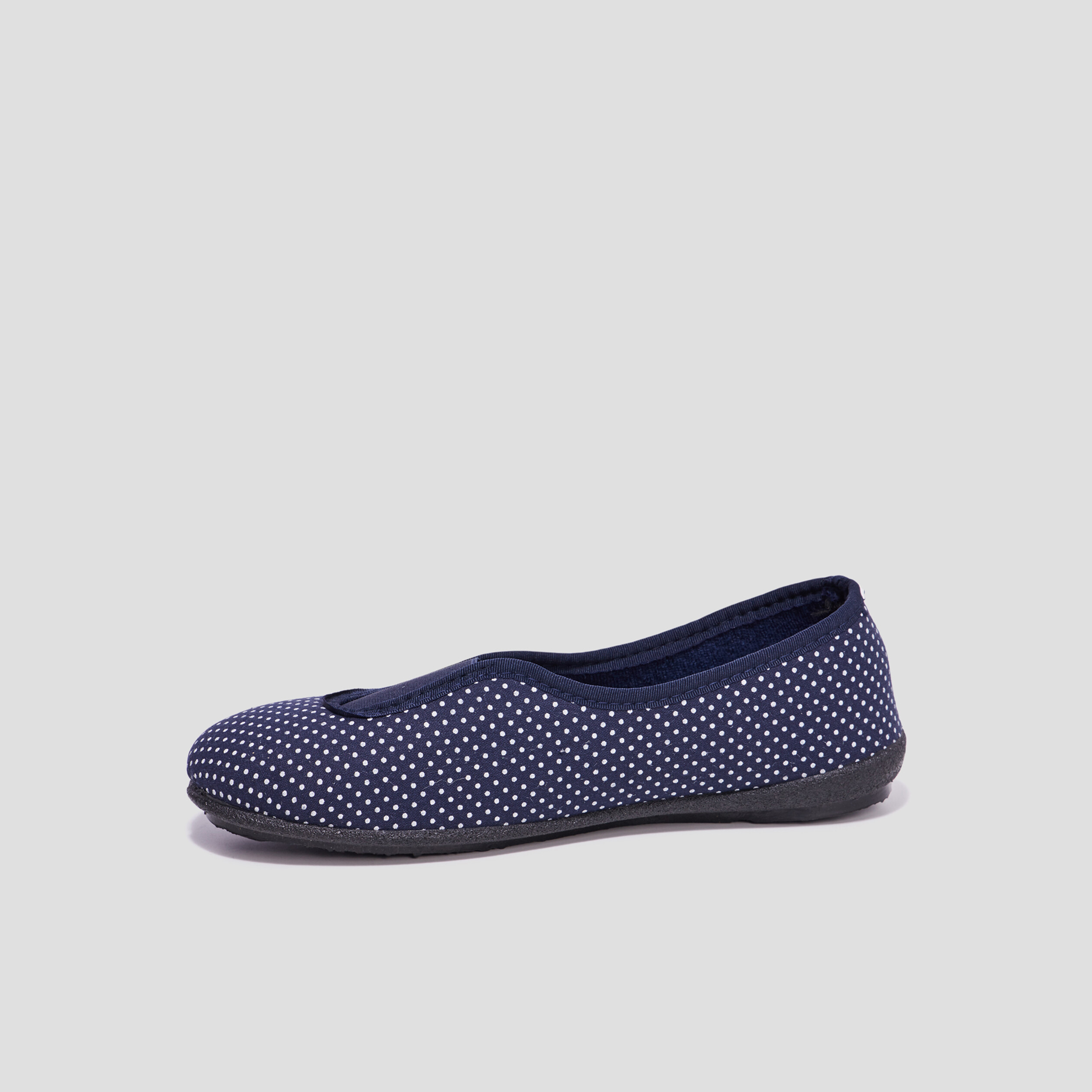 Chaussons ballerines bleu femme | La Halle