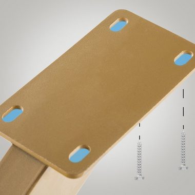 CLP Tischbein Biloxi, Metallbeine für DIY Tischkufen, Bodenschoner