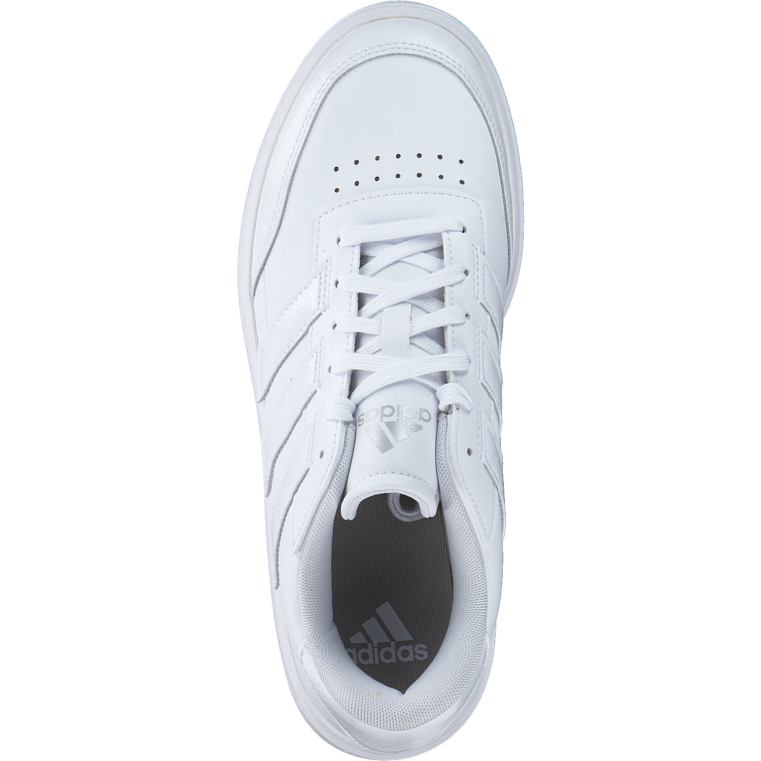 Adidas Courtblock W, Schnürschuhe, Damen, Weiß