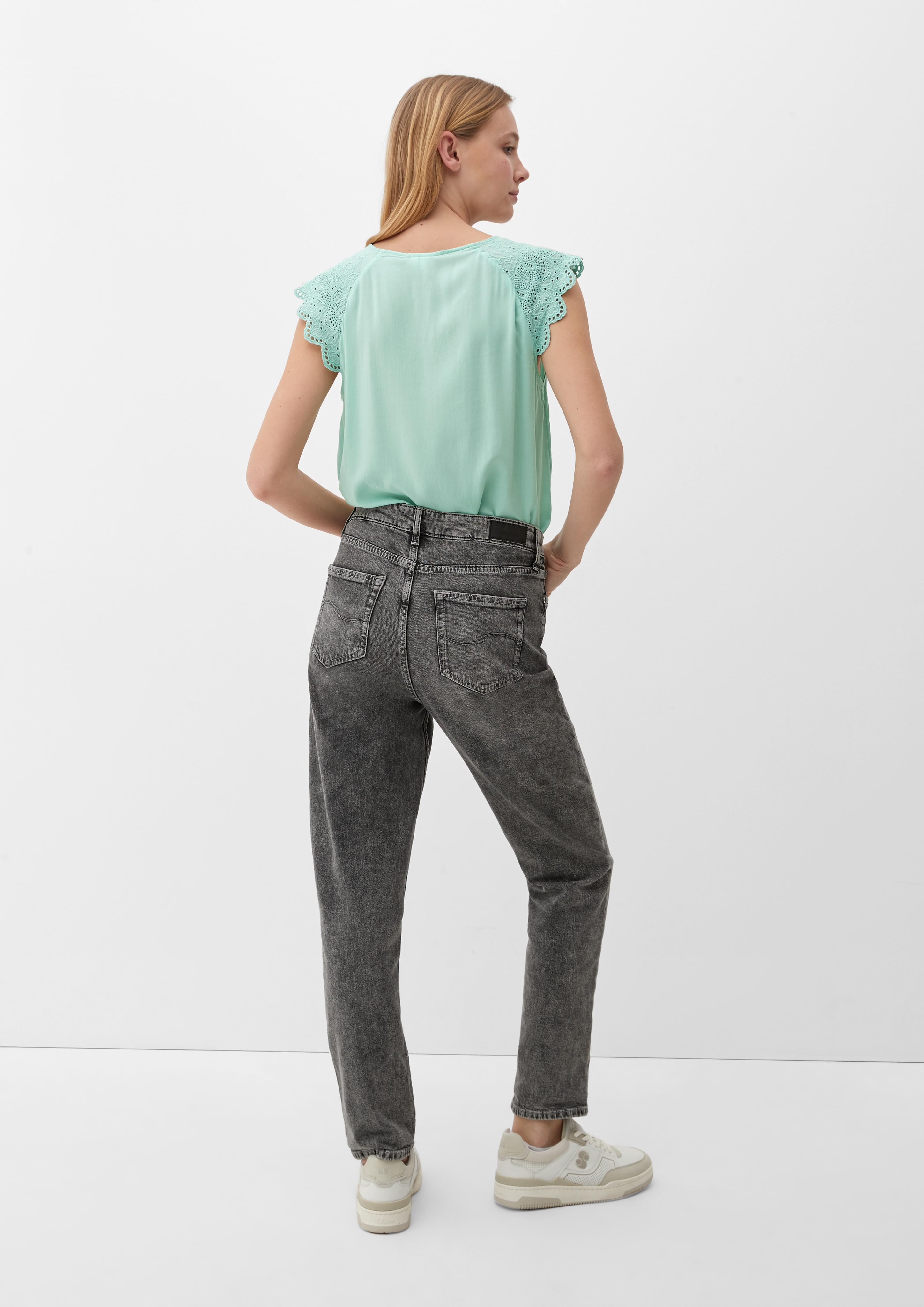 Bluse mit Broderie Anglaise  2132615-6092