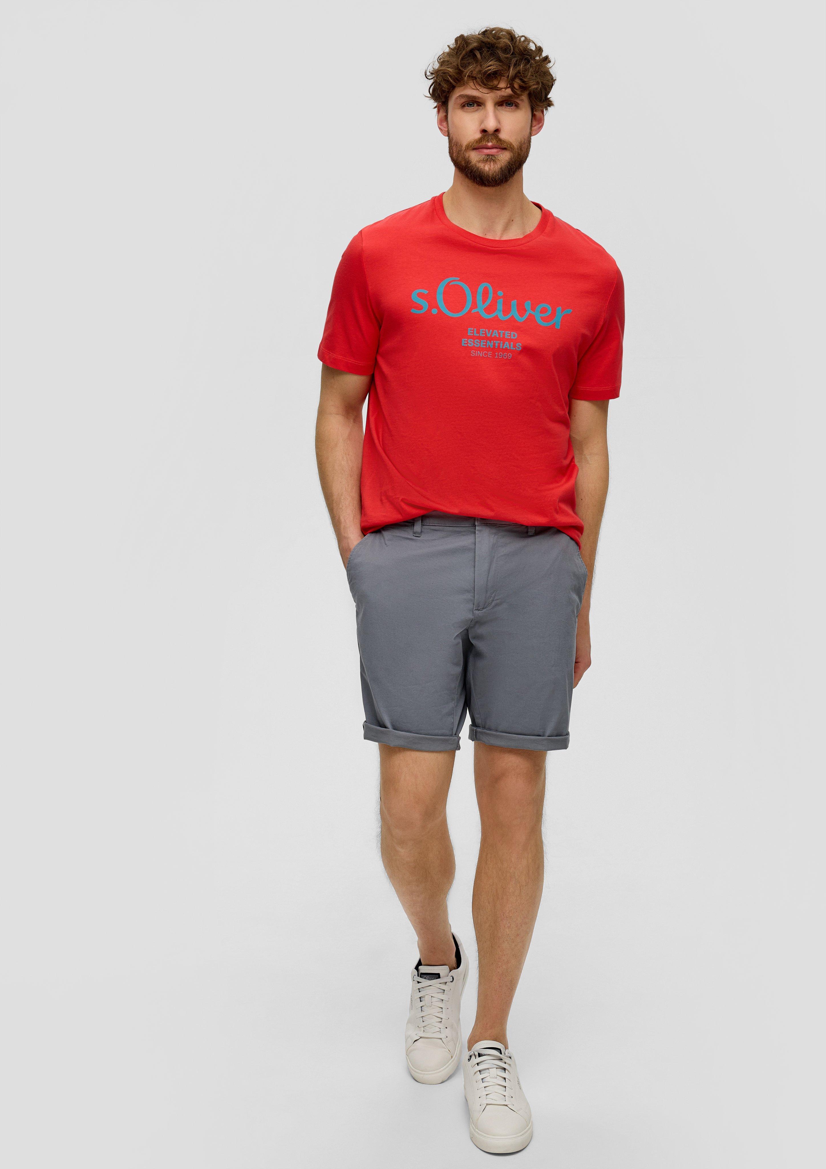 Slim Fit: Bermuda aus Baumwollstretch  2143799-9500