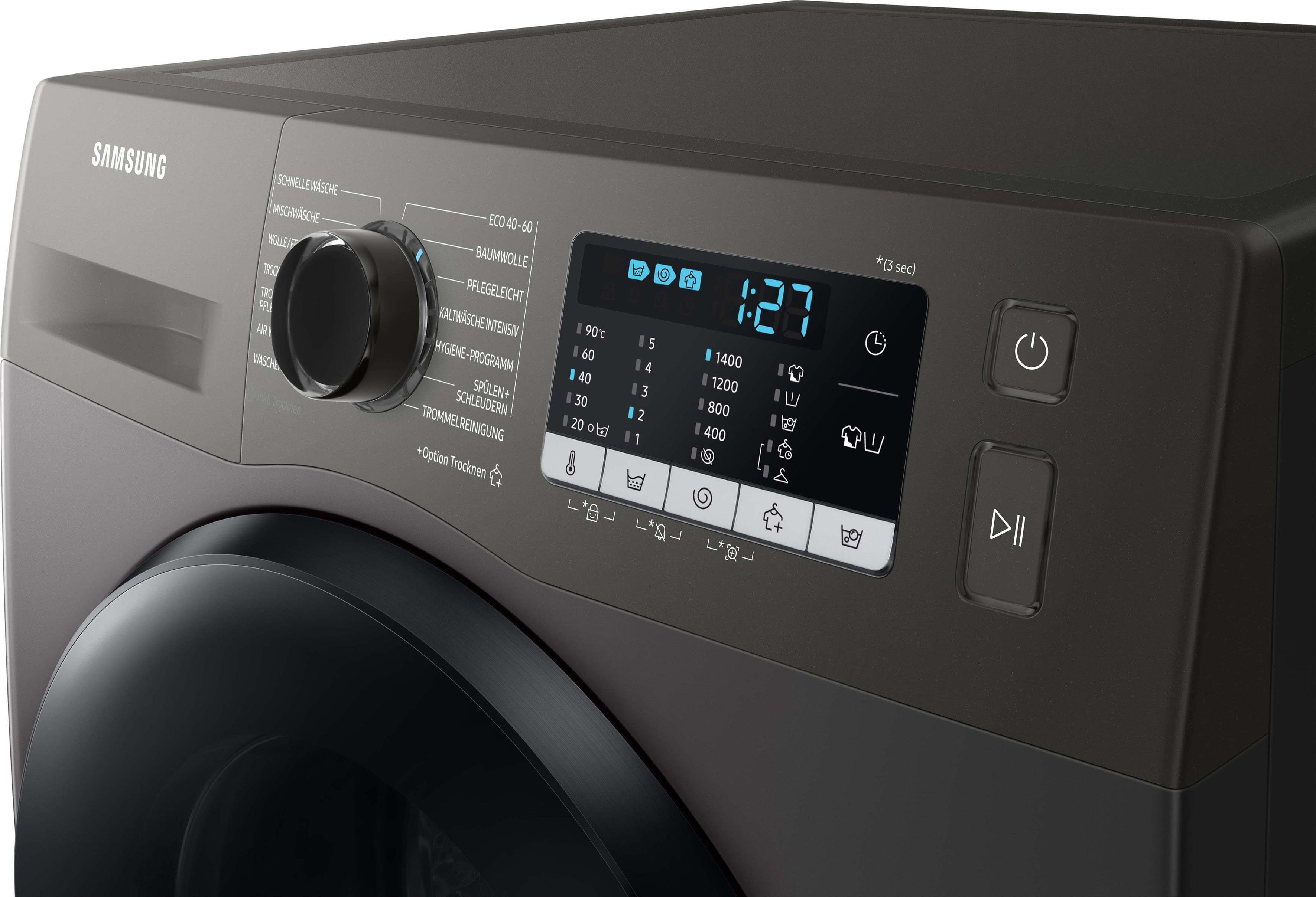 Samsung Waschtrockner WD8ETA049BX, 8 kg, 5 kg, 1400 U/min, SchaumAktiv