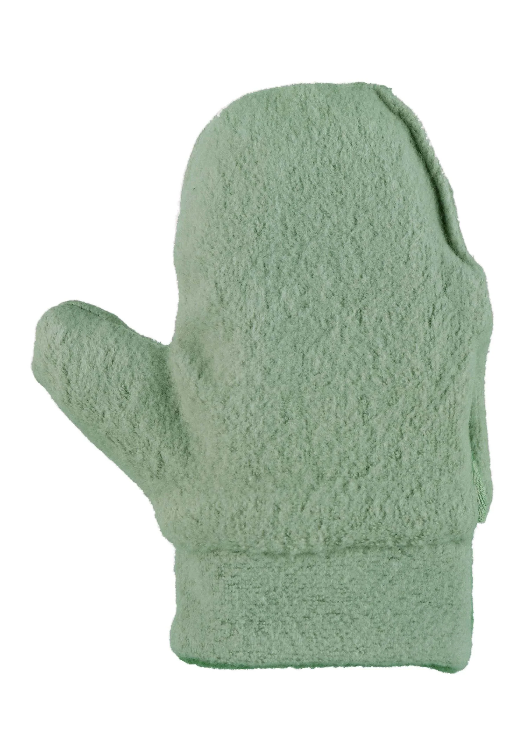 Fäustlinge mit Daumen, Microfleece melange (recycelt)
