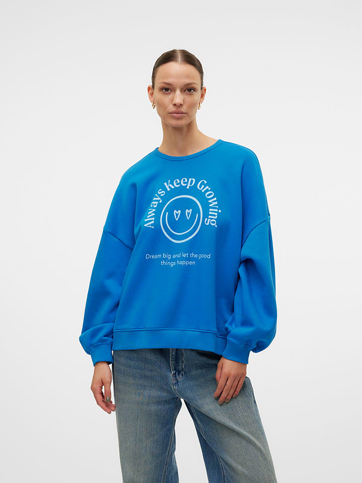 Vero Moda Sweatshirt in Blau günstig kaufen