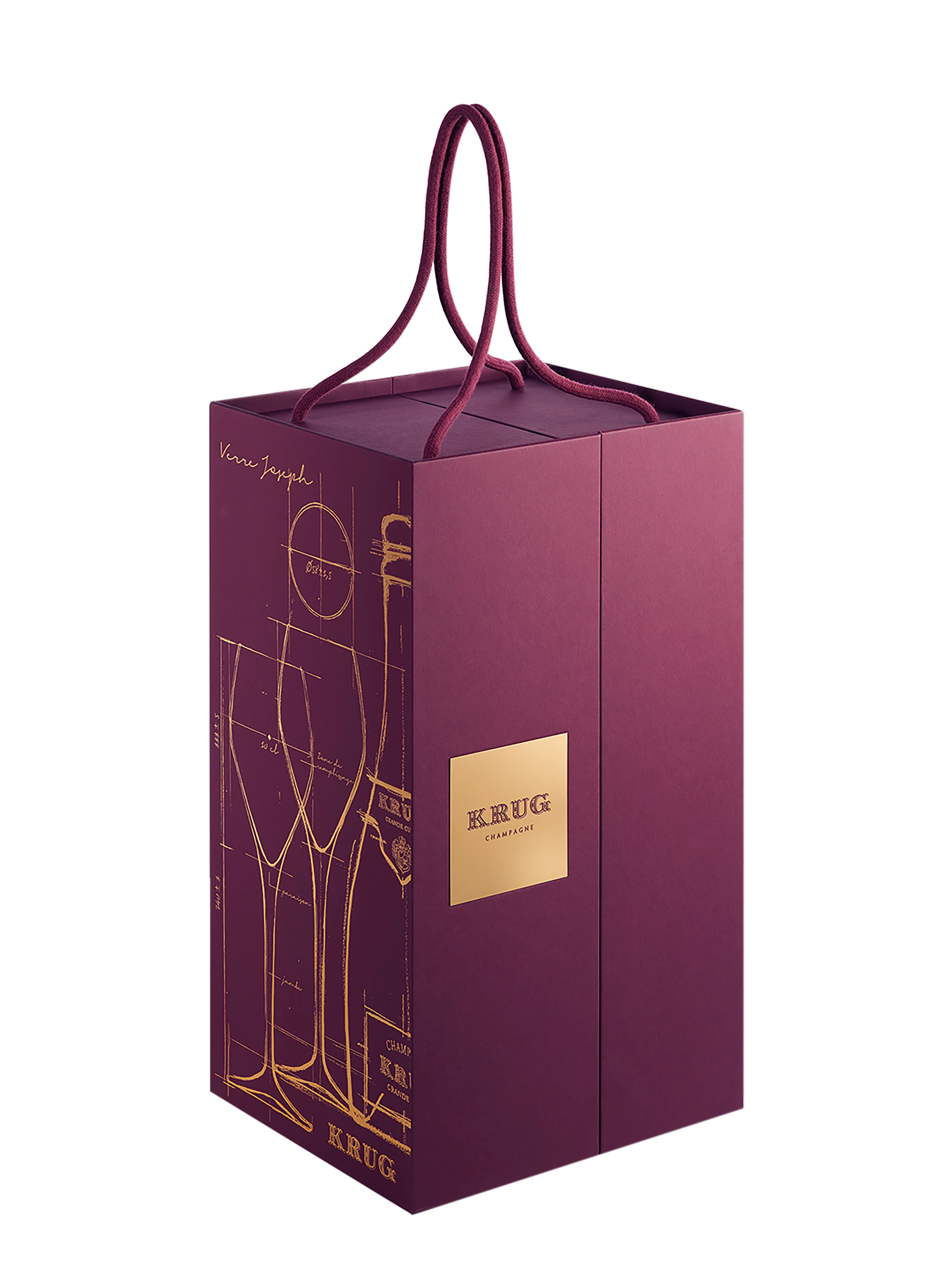 Krug 171ème Édition in der Geschenkbox mit 2 Gläsern