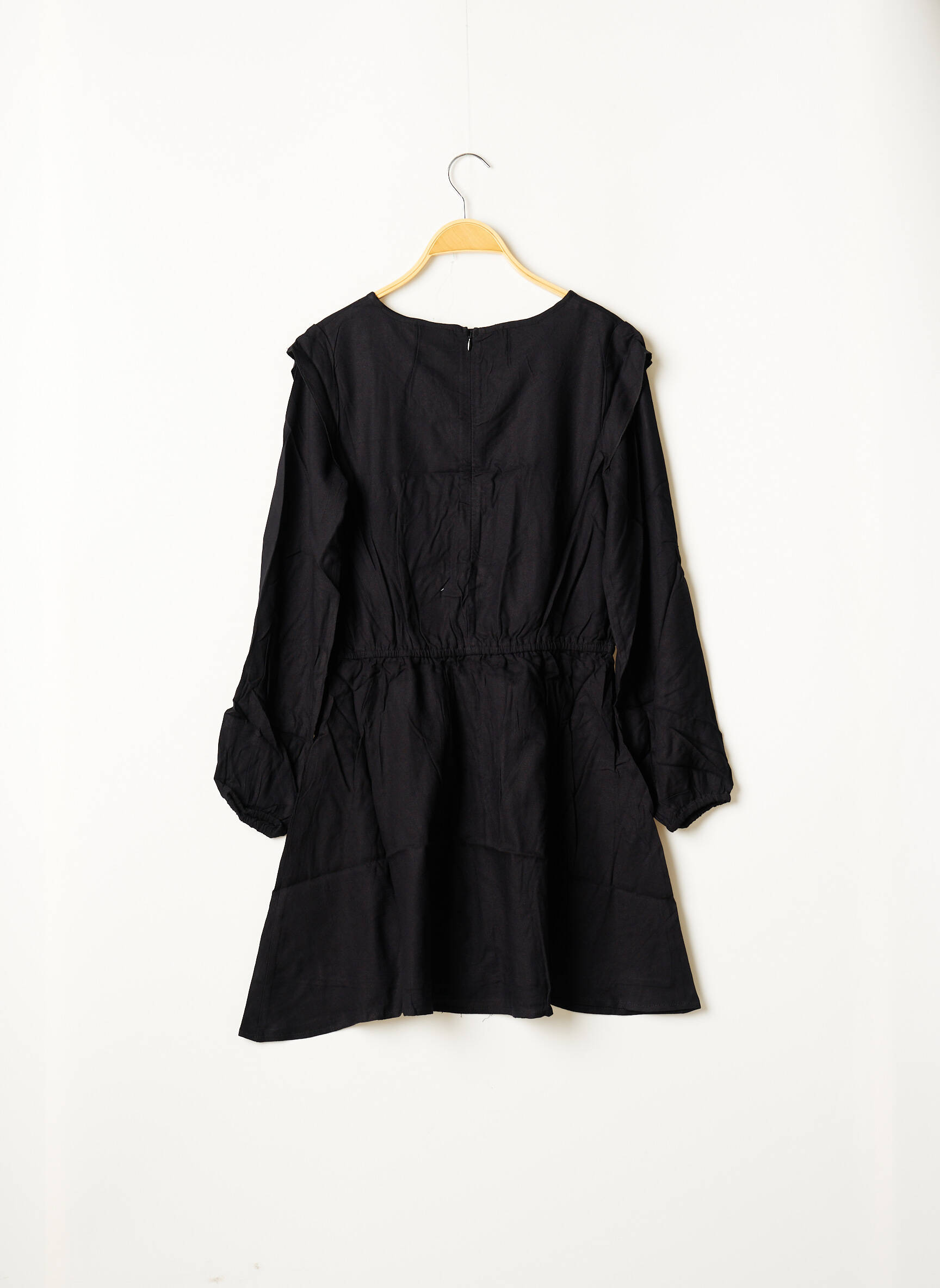 Beckaro Robes Mi Longues Fille couleur noir