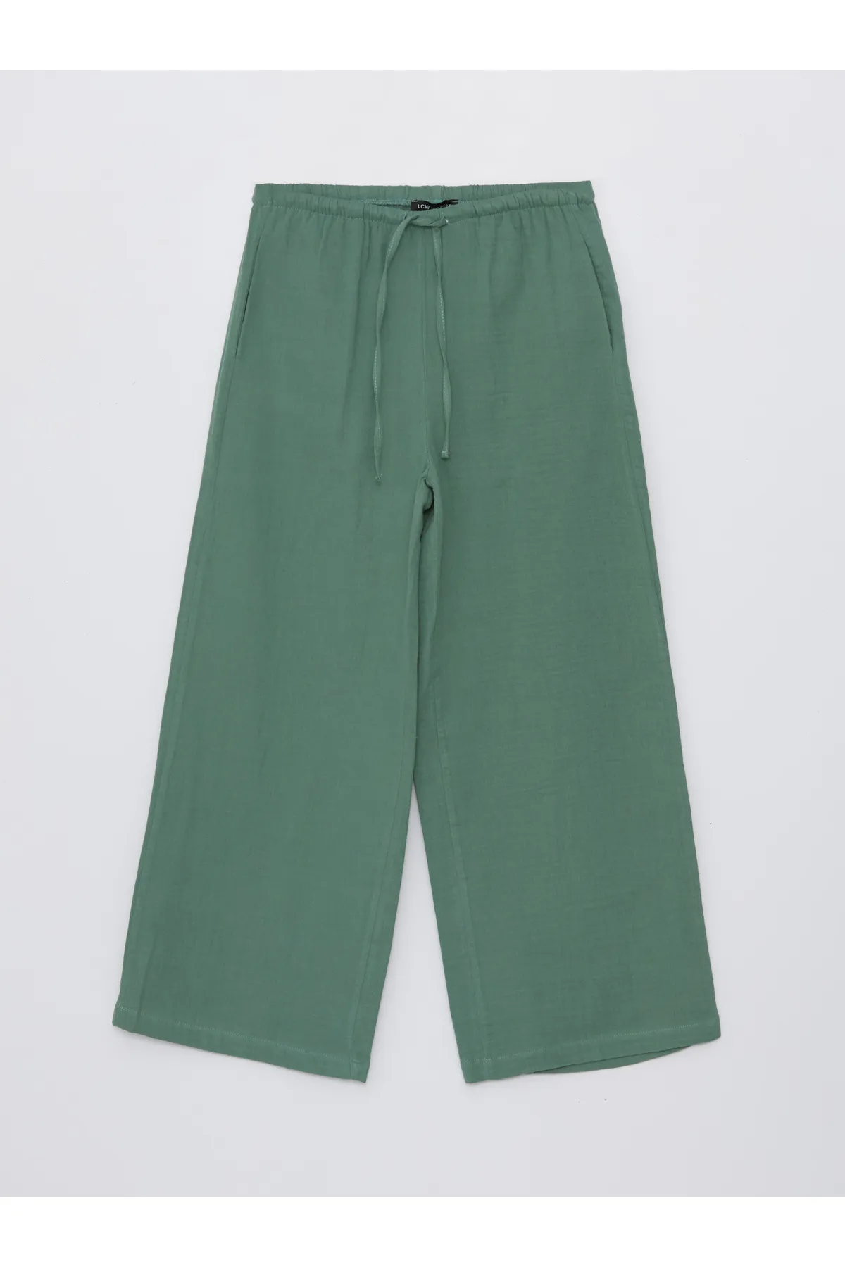 LC Waikiki  Bequem sitzende Musselin-Damenhose mit elastischem Bund