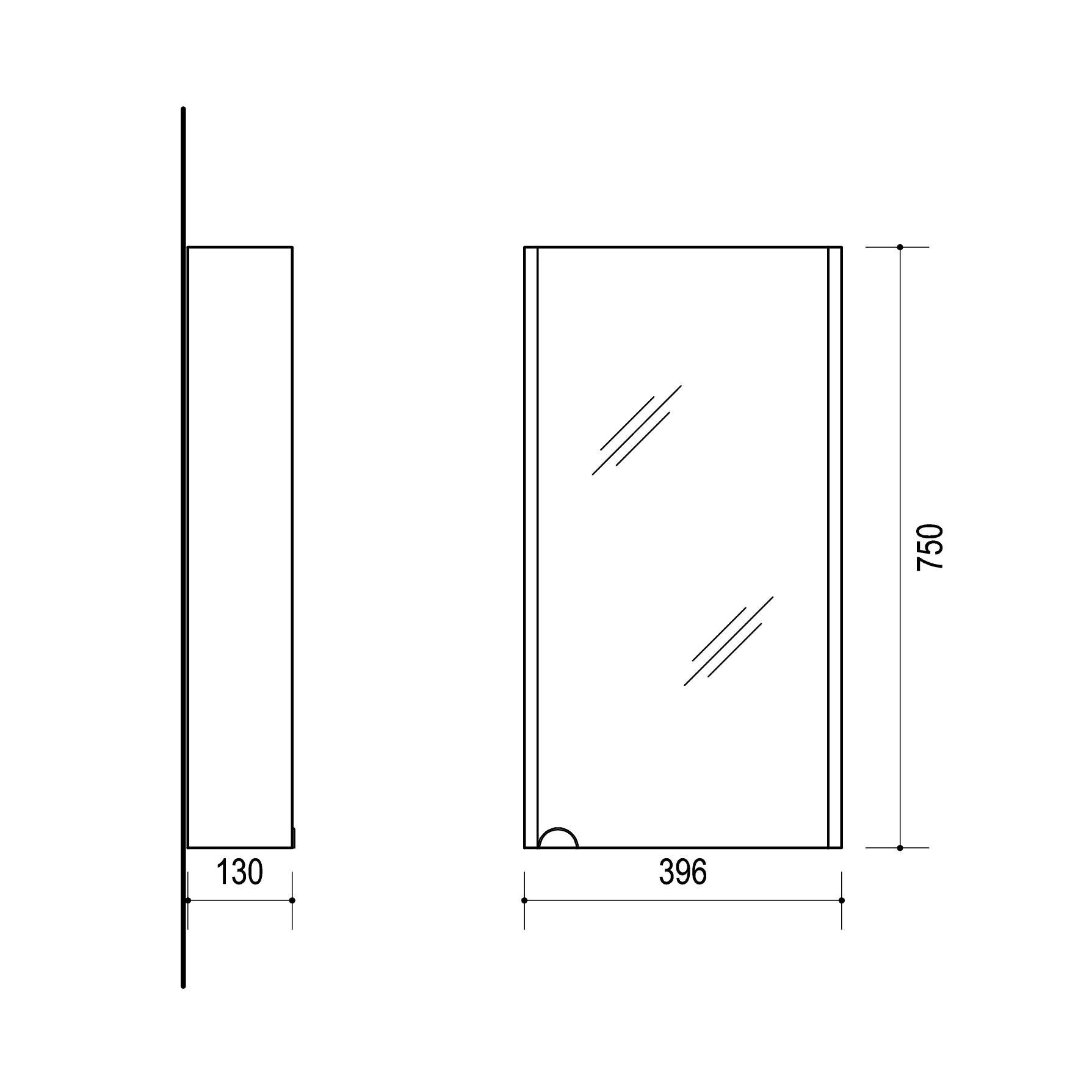 Planetmöbel Badmöbel-Set Waschtisch mit Waschbecken & Spiegelschrank, (Komplett-Set, 3-St), Badmöbel, Breite 40 cm, Soft-Close-Funktion