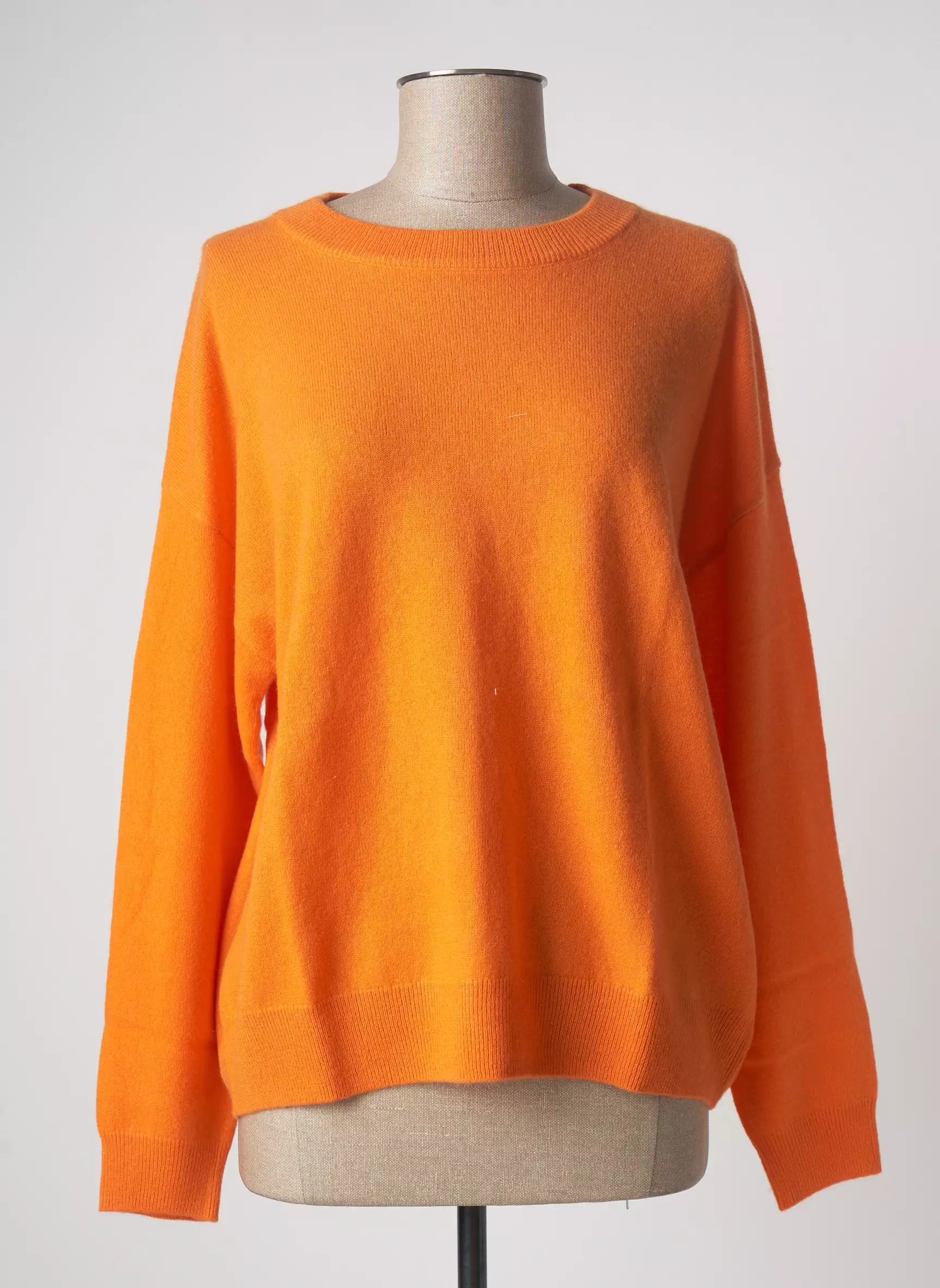 Les Tricots De Lea Pulls Femme couleur orange