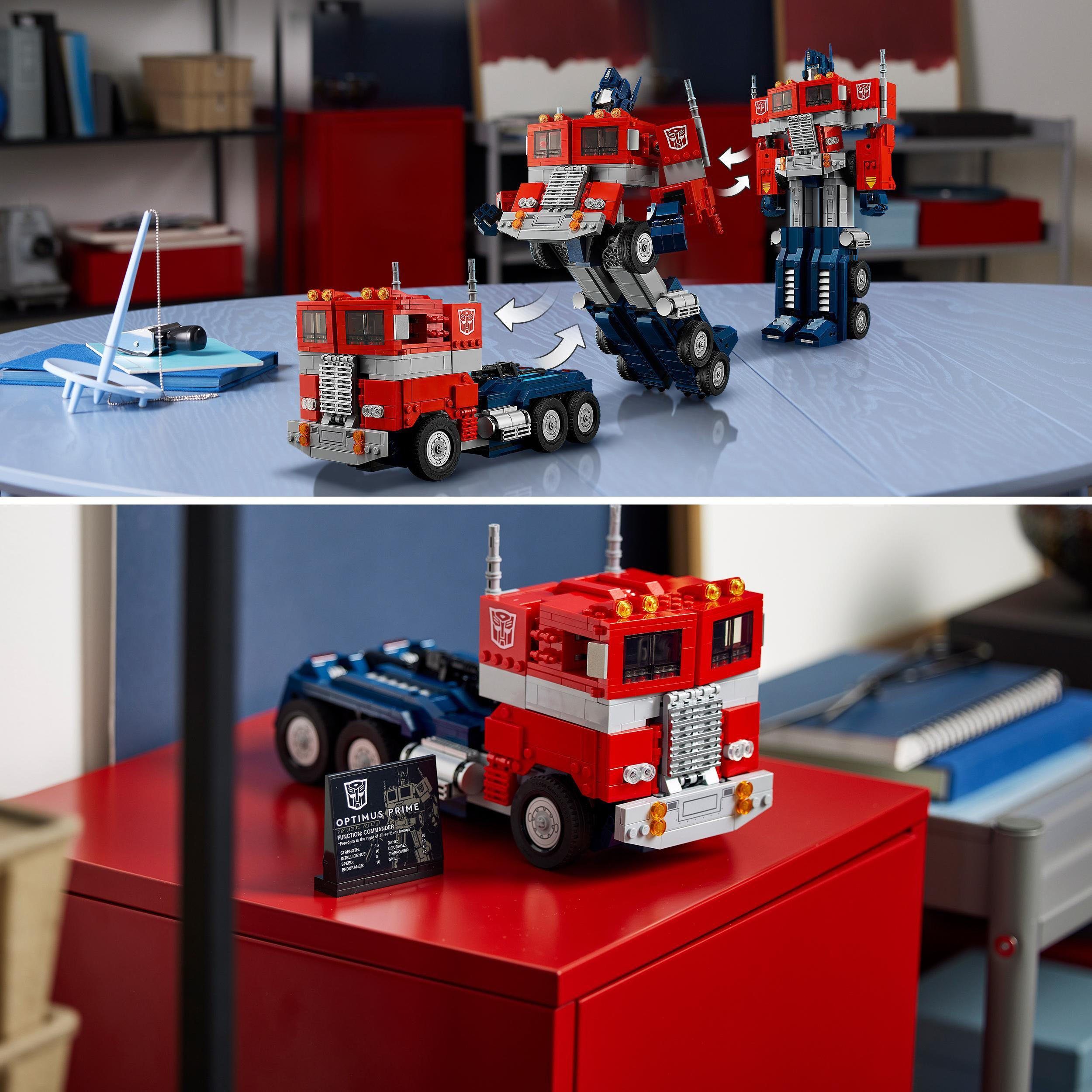 LEGO® Konstruktionsspielsteine Optimus Prime (10302), LEGO® Icons, (1508 St), Made in Europe
