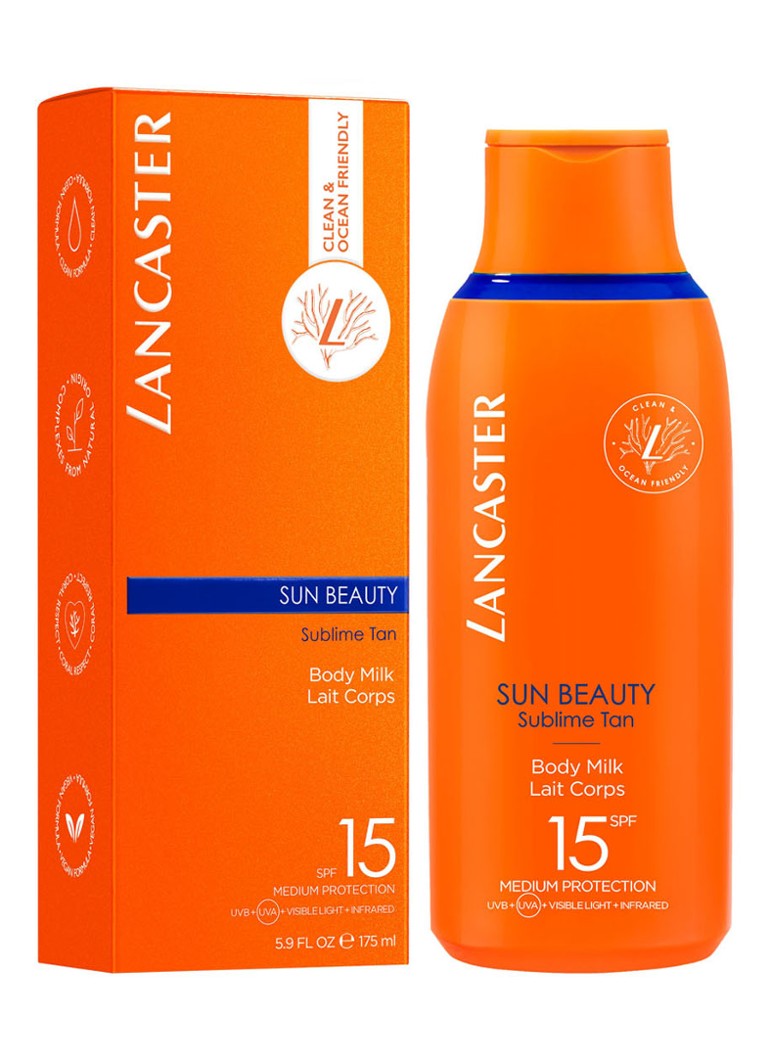 Loțiune de corp Lancaster Sun Beauty SPF 15 – Protecție solară
