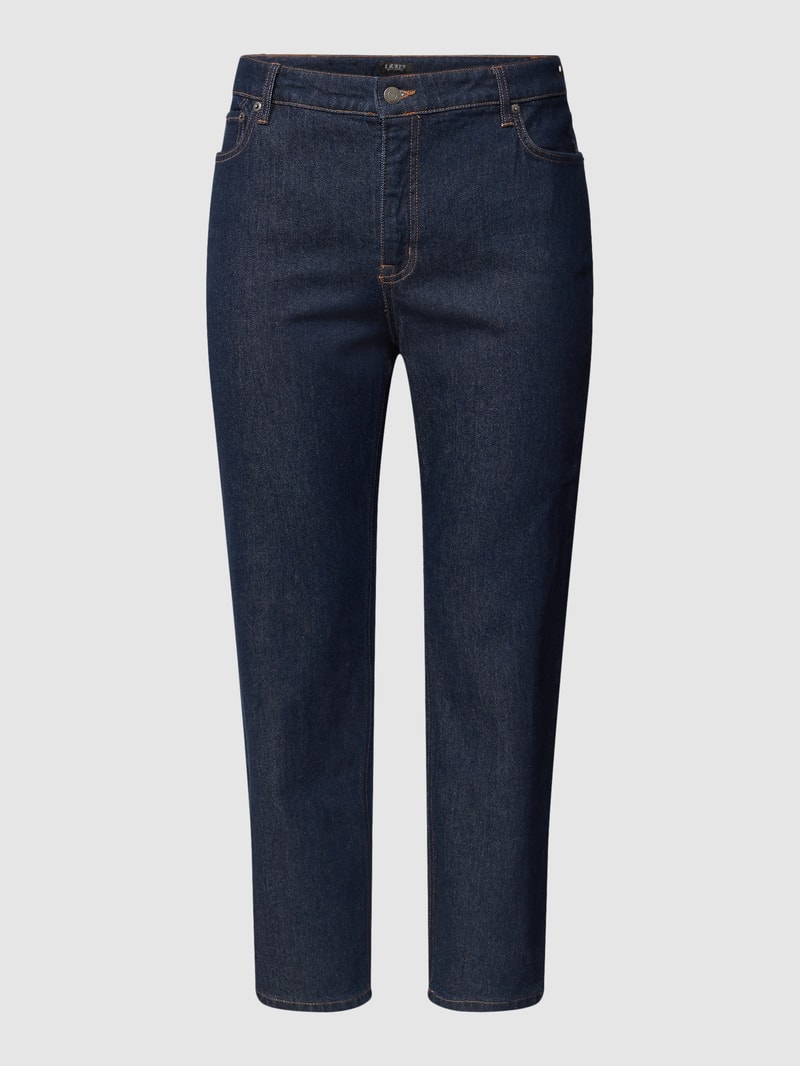 PLUS SIZE Jeans mit Label-Patch in jeans