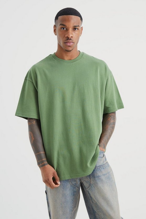 Strukturiertes Oversize T-Shirt