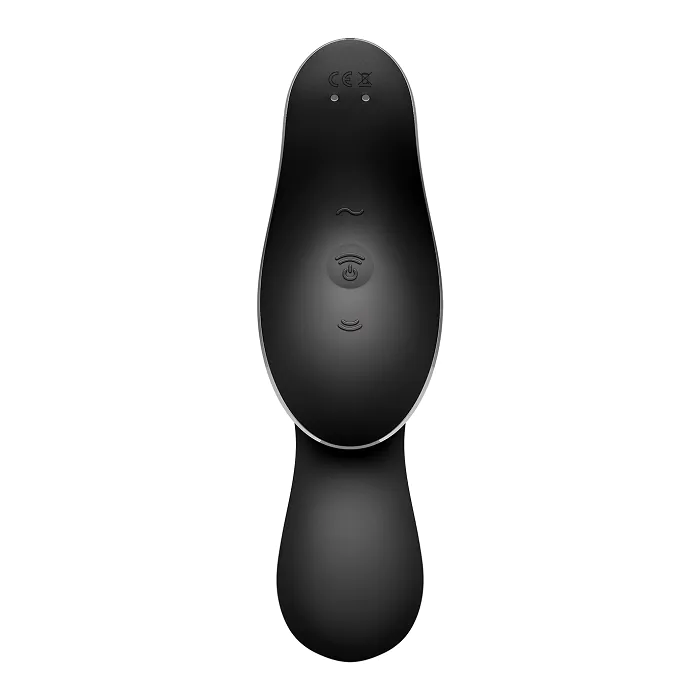 „Satisfyer Curvy Massager TrinityBlack“ intymios higienos masažuoklis