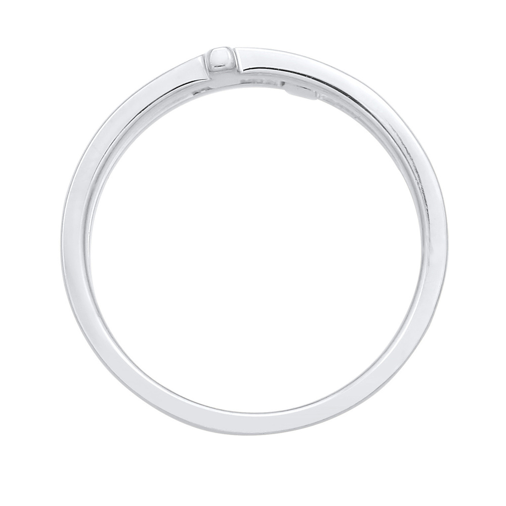 KUZZOI KUZZOI Bague Hommes Croix Double Moderne en Argent Sterling 925 Bague