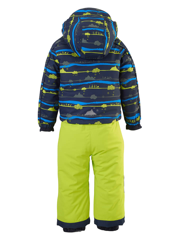 Killtec 2tlg. Ski-/ Snowboardoutfit in Dunkelblau/ NeonGrün günstig kaufen