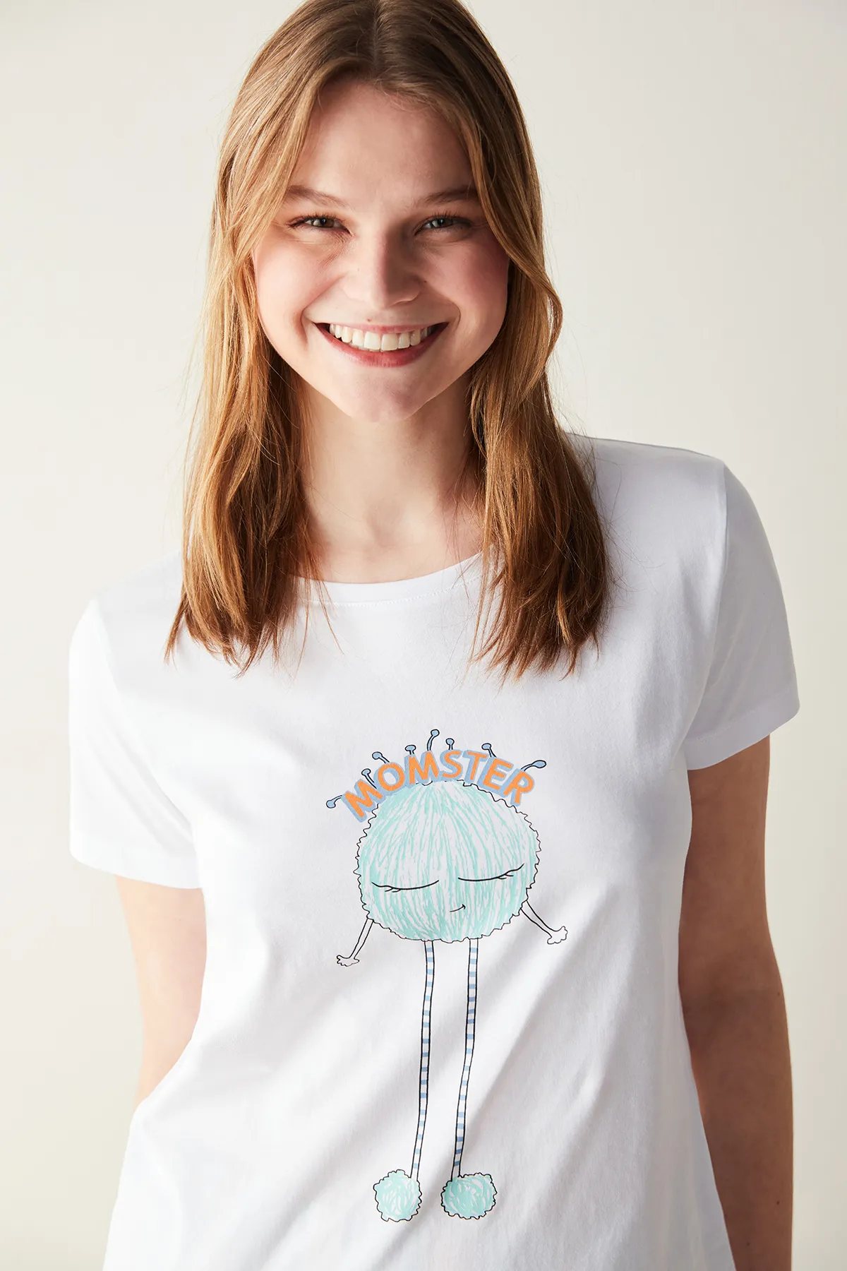 Penti  Mehrfarbiges Momster-Pyjama-Set mit Hosen