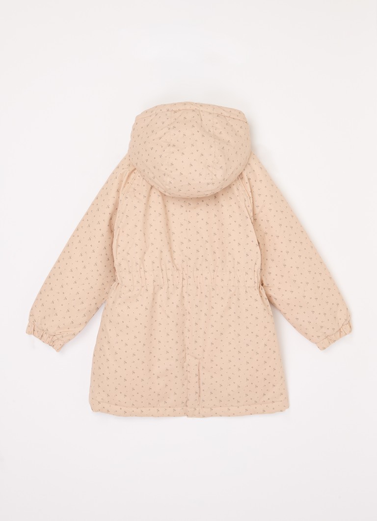 Lil 'Atelier NMFGerda polsterēta parka ar noņemamu kapuci