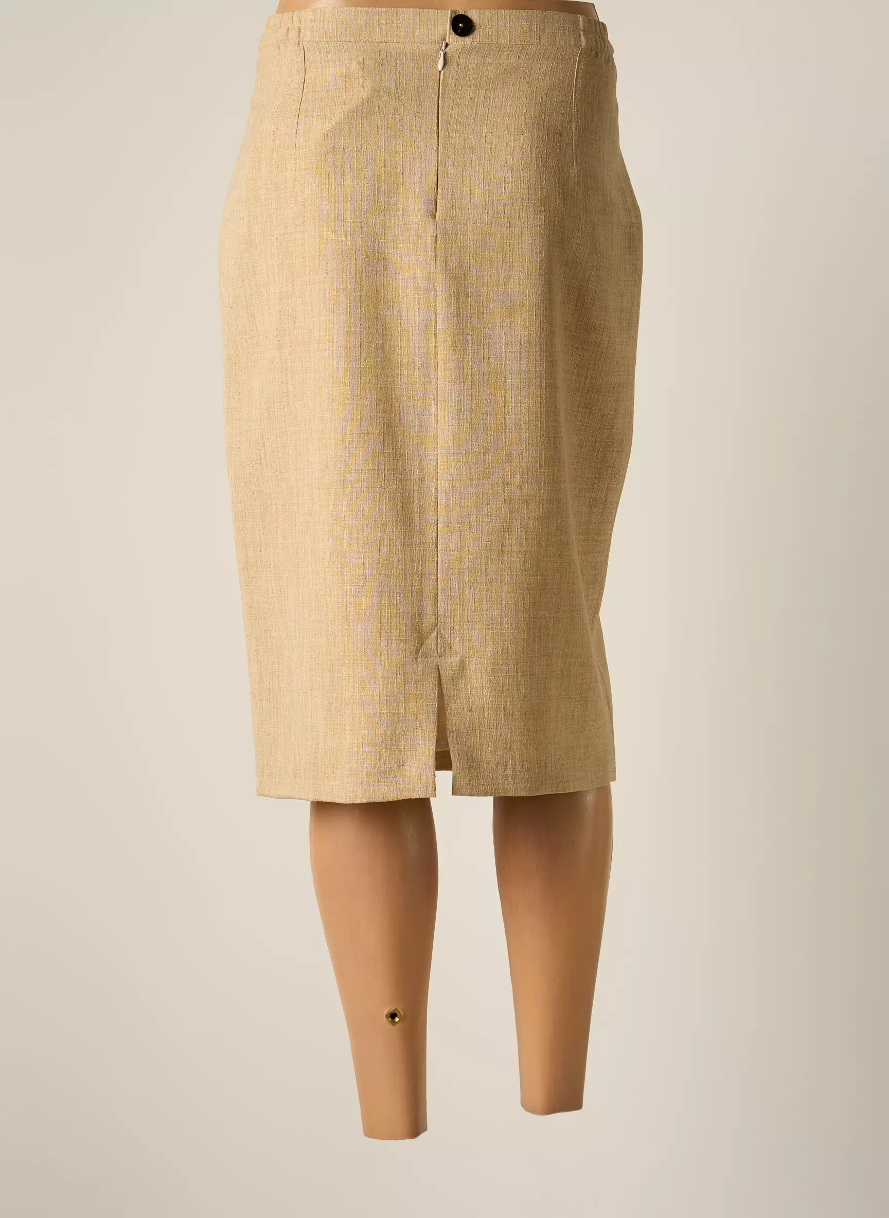 Jumfil Jupes Mi Longues Femme couleur beige