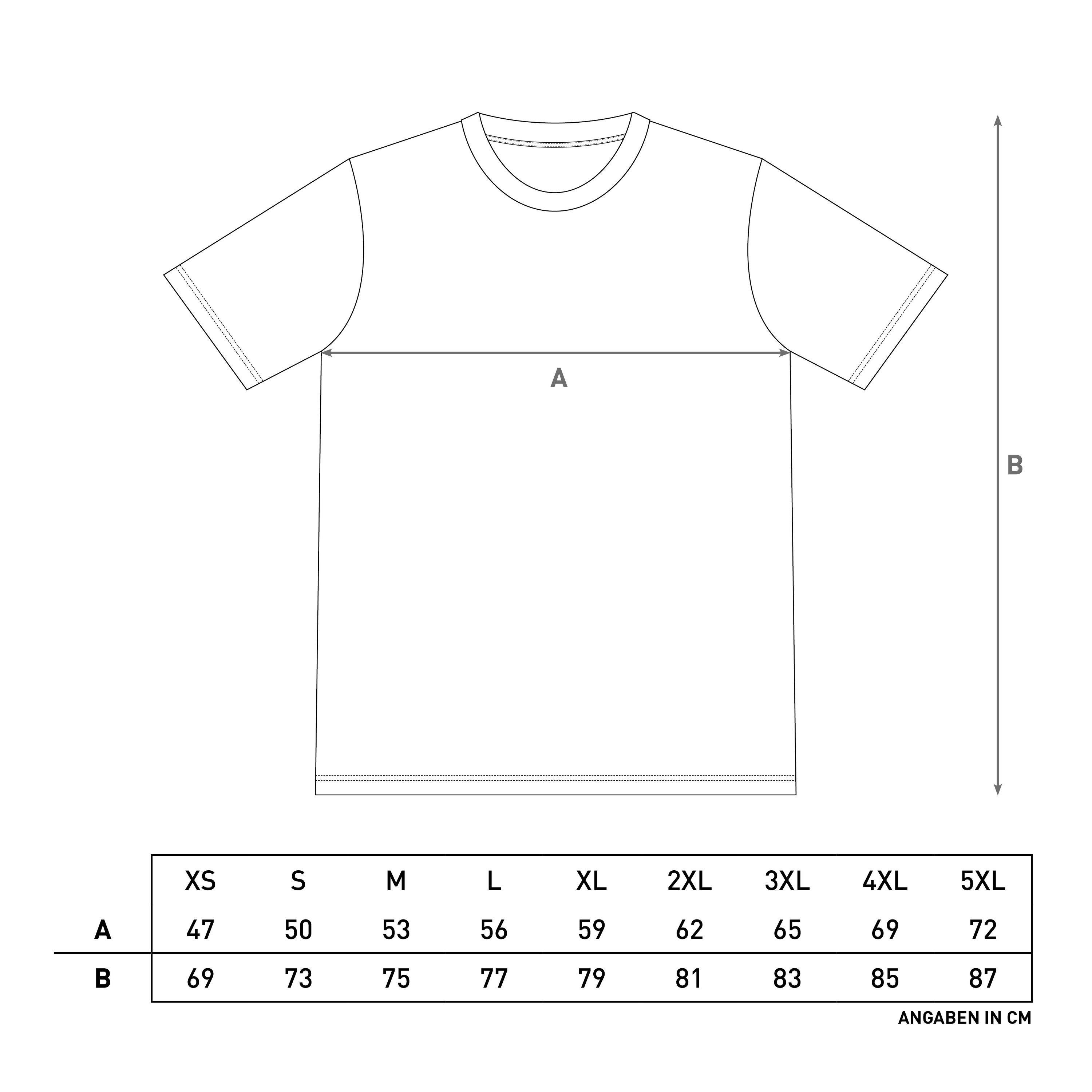 Herren T-Shirt DD Prägung schwarz-gelb