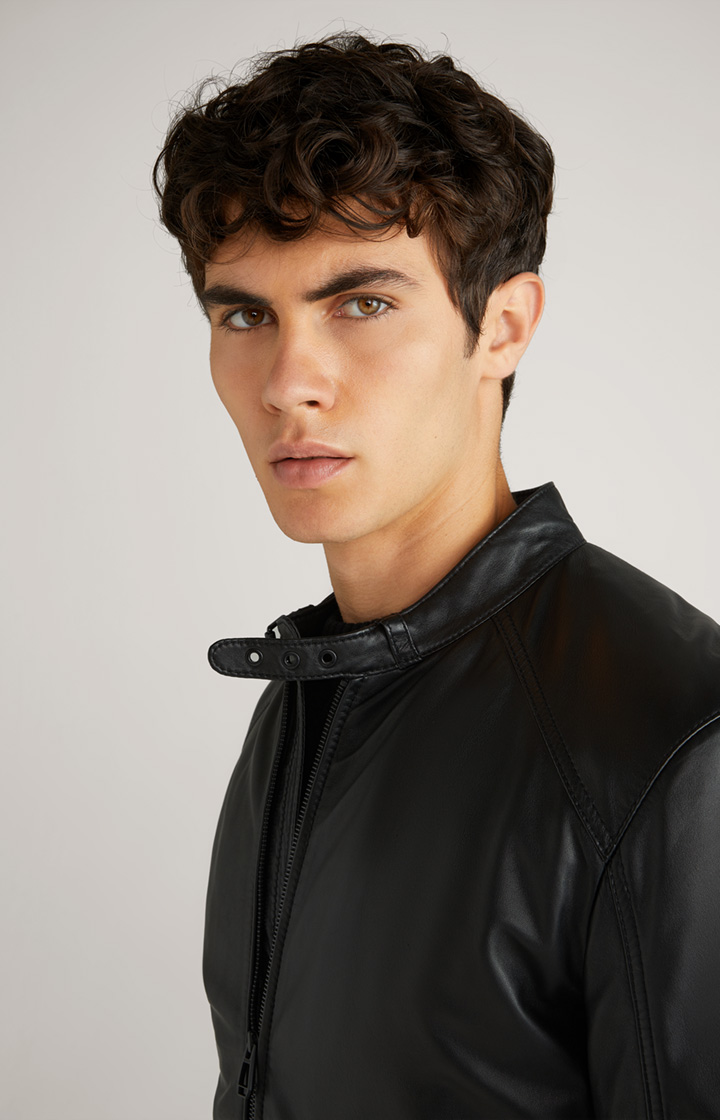 Lederjacke Smoky in Schwarz