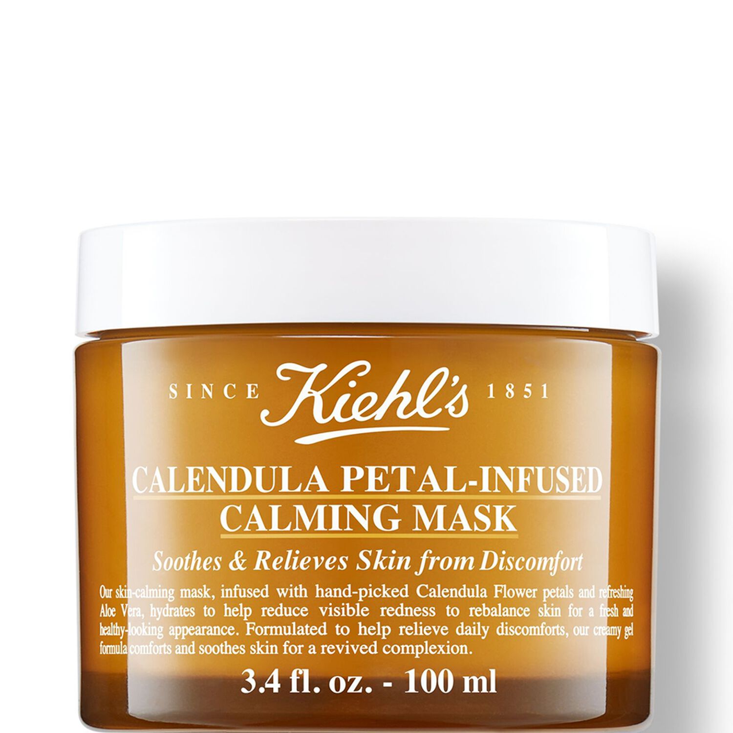 kiehl's Calendula Petal-Infused Calming Mask Masque hydratant et apaisant 100 ml