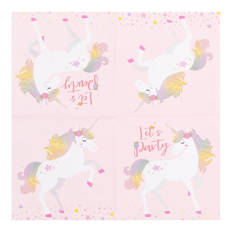 Giform Servietter 20-pk 33x33 cm unicorn