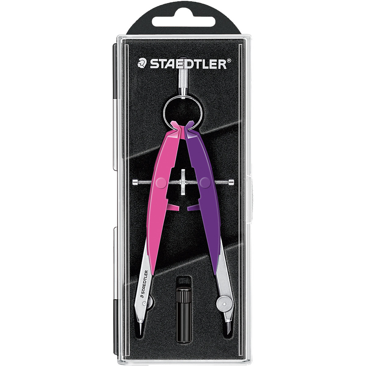 Mars Comfort Präzisionszirkel pink/violett, inkl. Zubehör