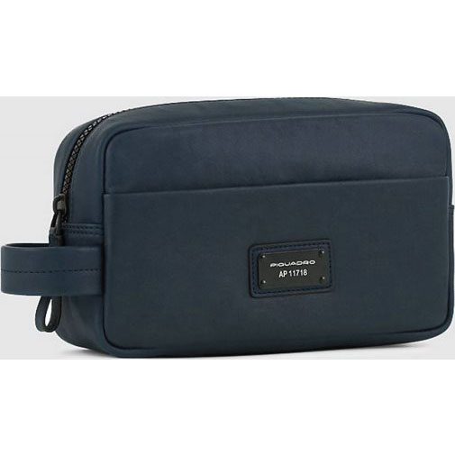 Piquadro Harper Kulturbeutel Leder 23 cm