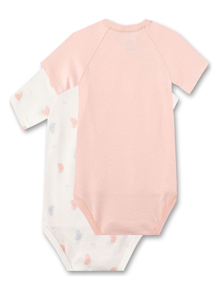 Sanetta 2er-Set: Bodys in Rosa/ Weiß günstig kaufen