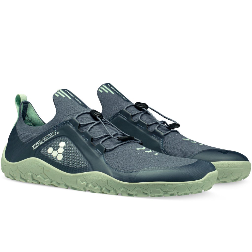 Vivobarefoot Primus Trail Knit FG L Deep Sea Blue Textile Outdoor-Barfußschuhe