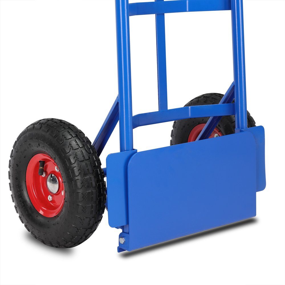 Gardebruk Sackkarre, klappbar bis 200kg Luftreifen Haltegriffe Karre Transportkarre