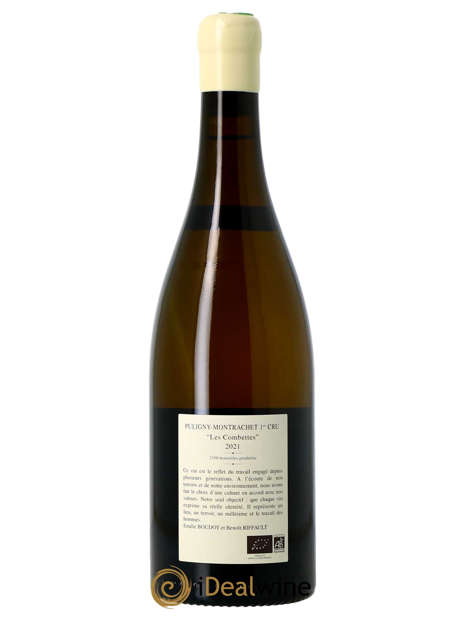 Puligny-Montrachet 1er Cru Les Combettes Etienne Sauzet  2021 - Lot de 1 Bouteille