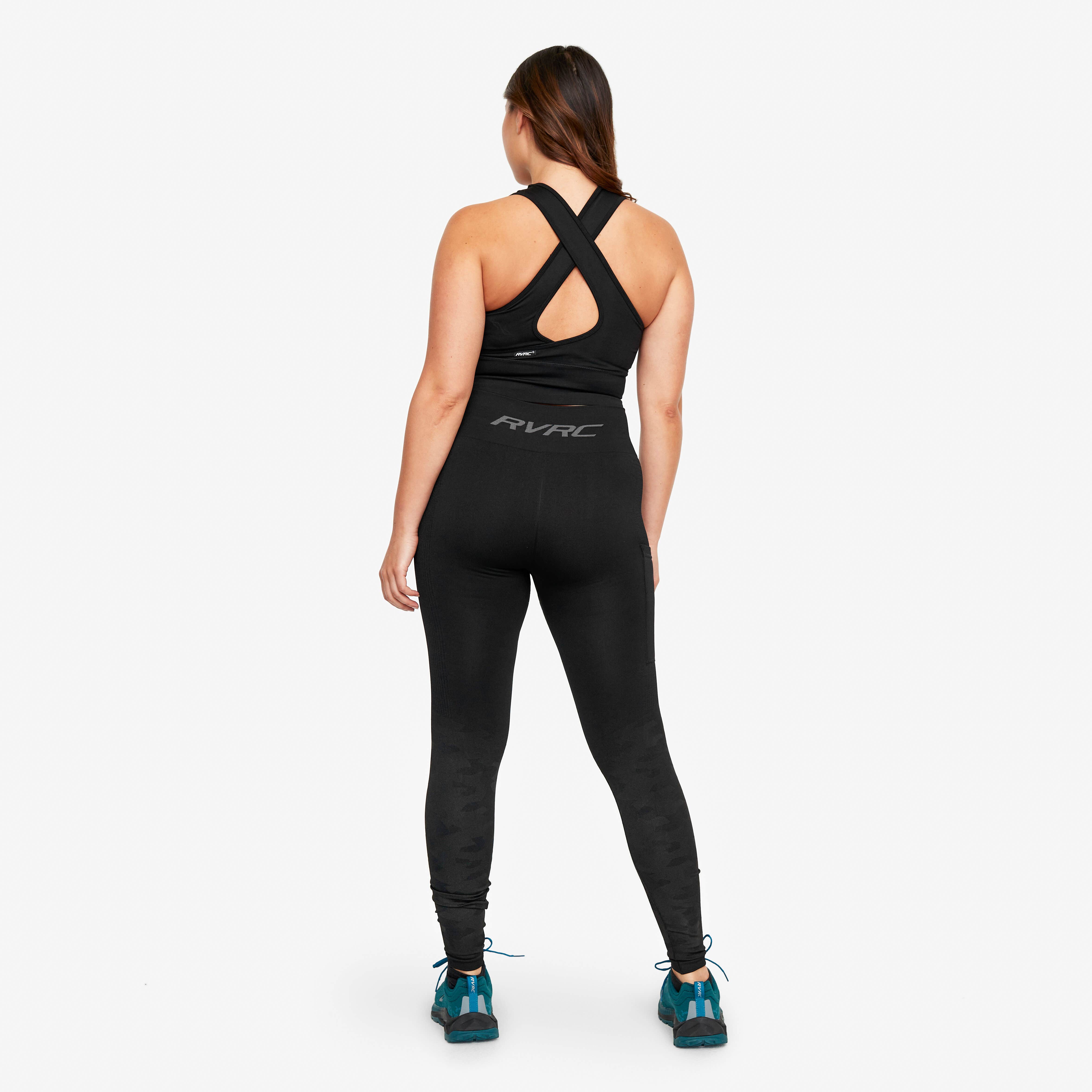 Descent Seamless Tights Femme Jetblack