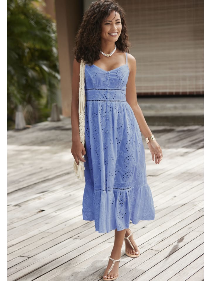 Buffalo Midikleid in rauchblau günstig kaufen