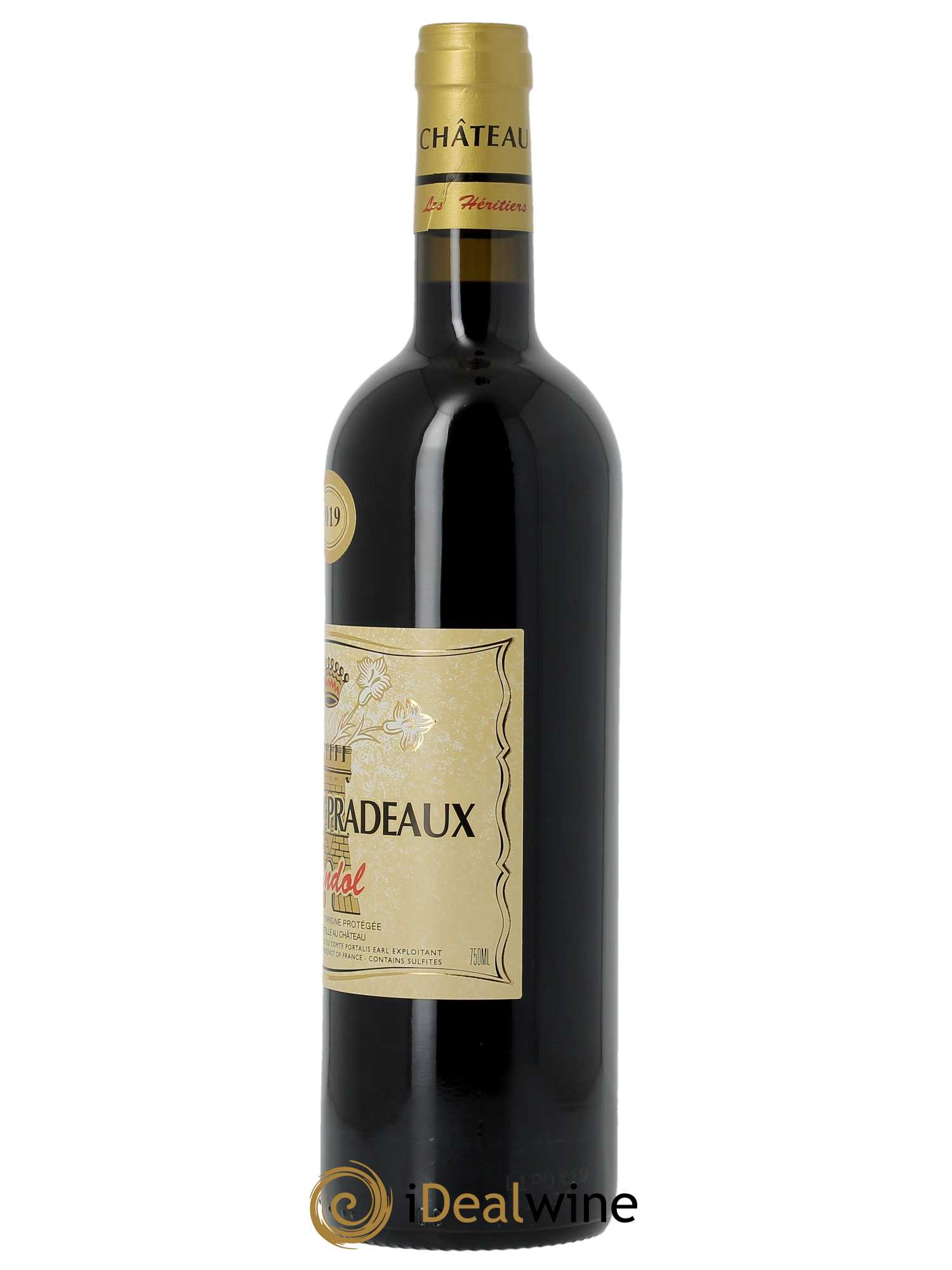 Bandol Château Pradeaux Famille Portalis  2019 - Lot de 1 Bouteille