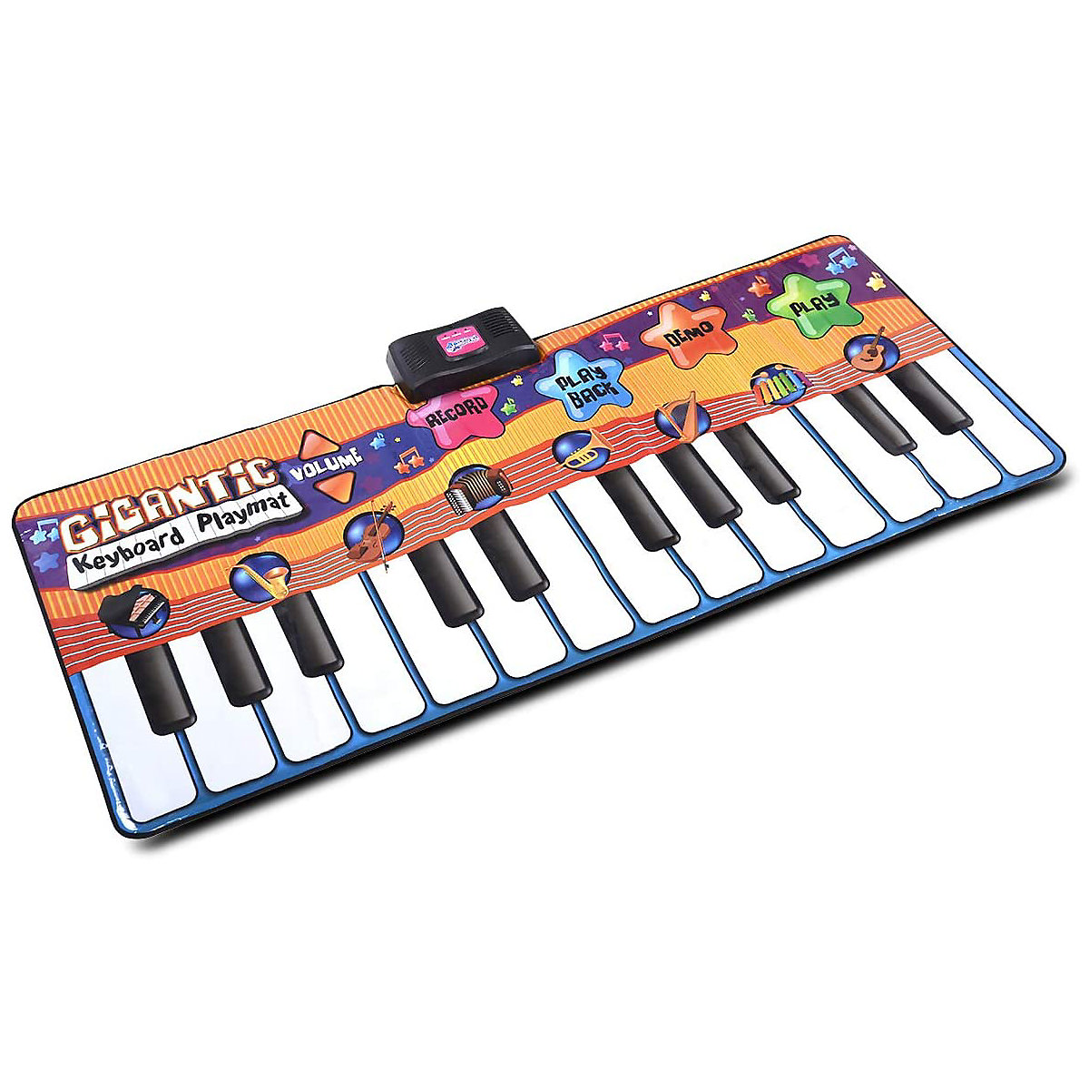 Musikmatte 180x75cm 8 Instrumente und 4 Modi