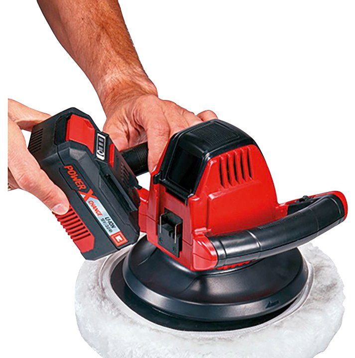 Einhell Akku-Poliermaschine CE-CB 18/254 Li-Solo, 2500 max. U/min, Ø 254 mm, Power X-Change, ohne Akku und Ladegerät