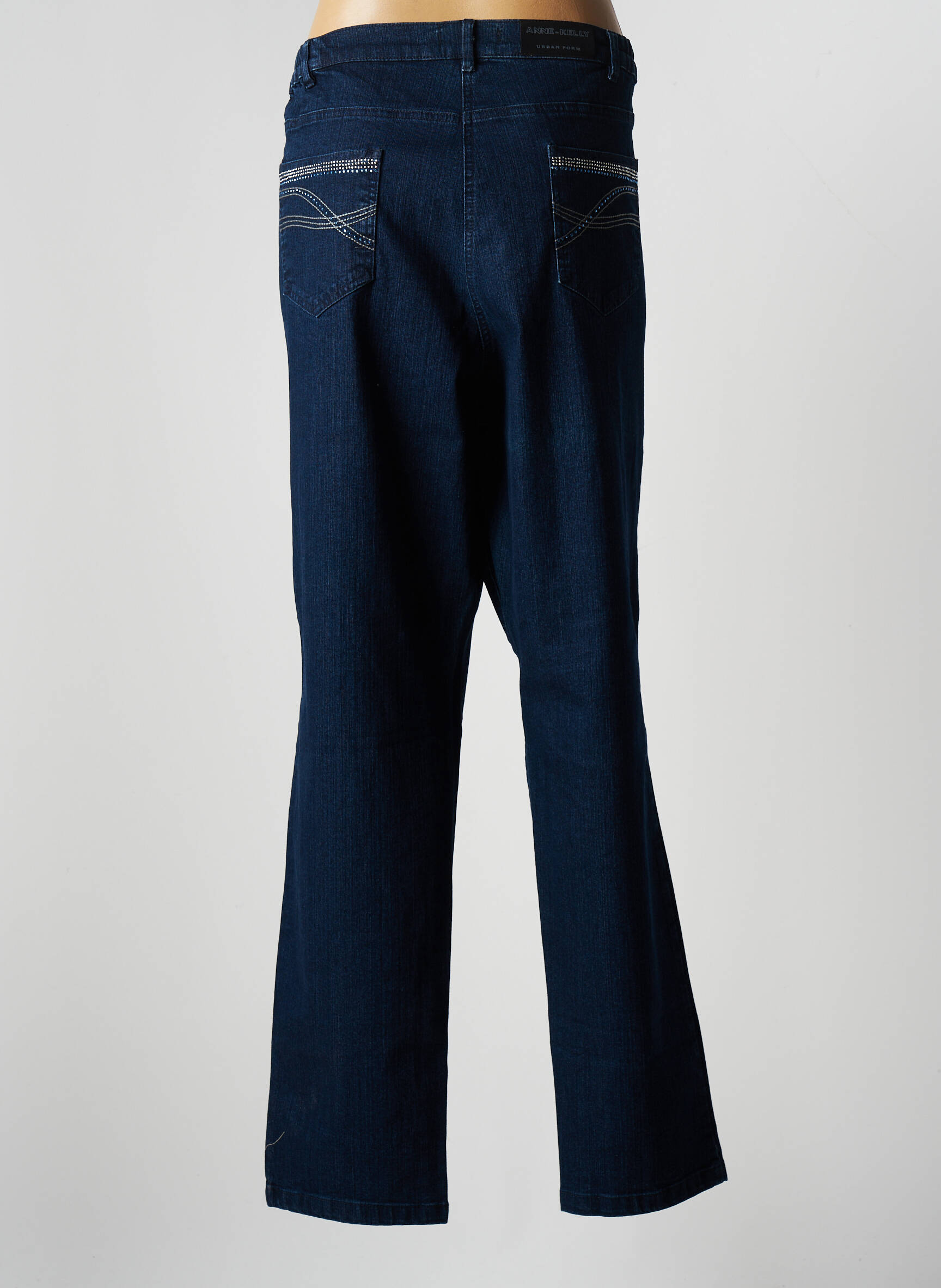 Anne Kelly Jeans Coupe Droite Femme couleur bleu