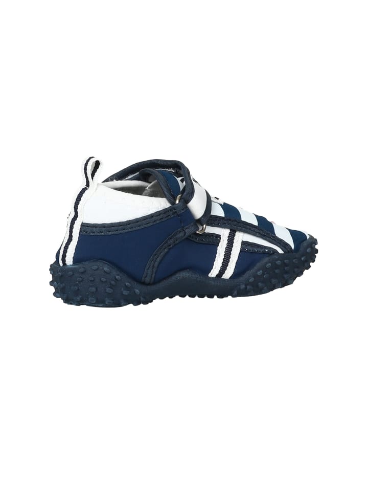 Playshoes Aqua-Schuh maritim in Marine/weiß günstig kaufen 18/19