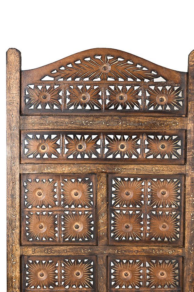 Marrakesch Orient & Mediterran Interior Paravent Orientalischer Paravent Kamala 180cm, Raumteiler, Sichtschutz, Handarbeit