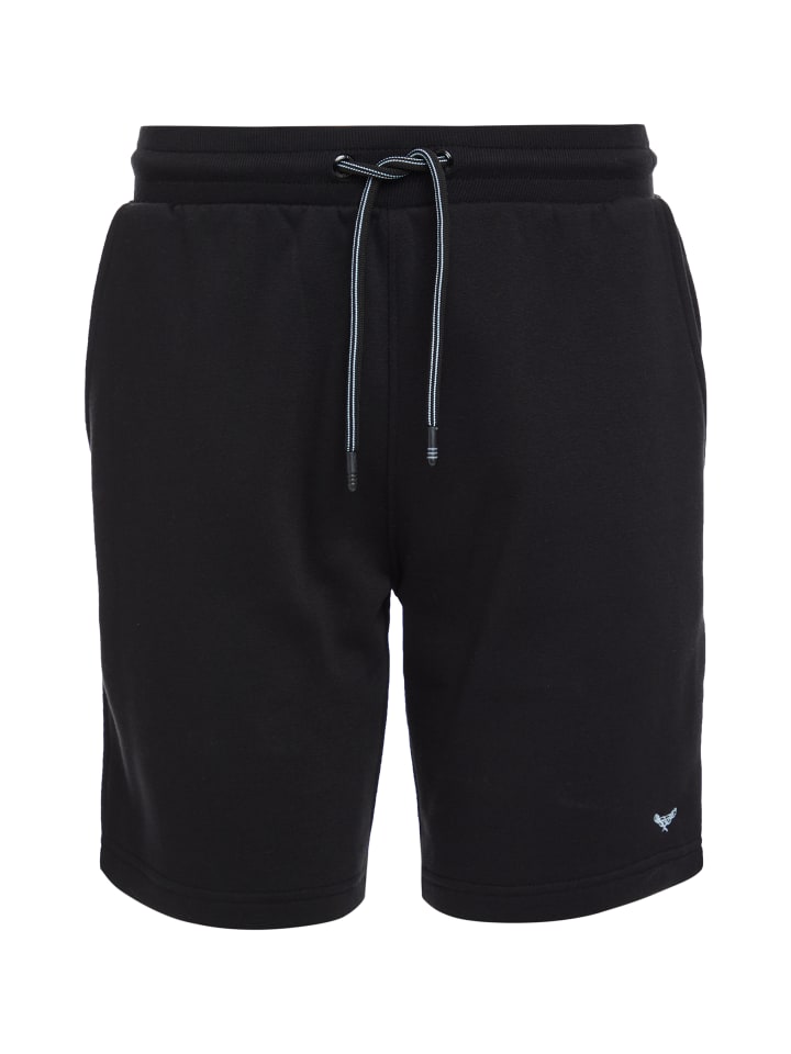 Threadbare Sweatshorts Bergamot in schwarz-weiß günstig kaufen