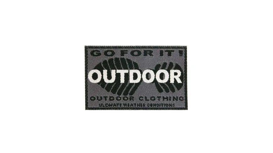 Mono Quick Bügelmotiv Outdoor fluoreszier