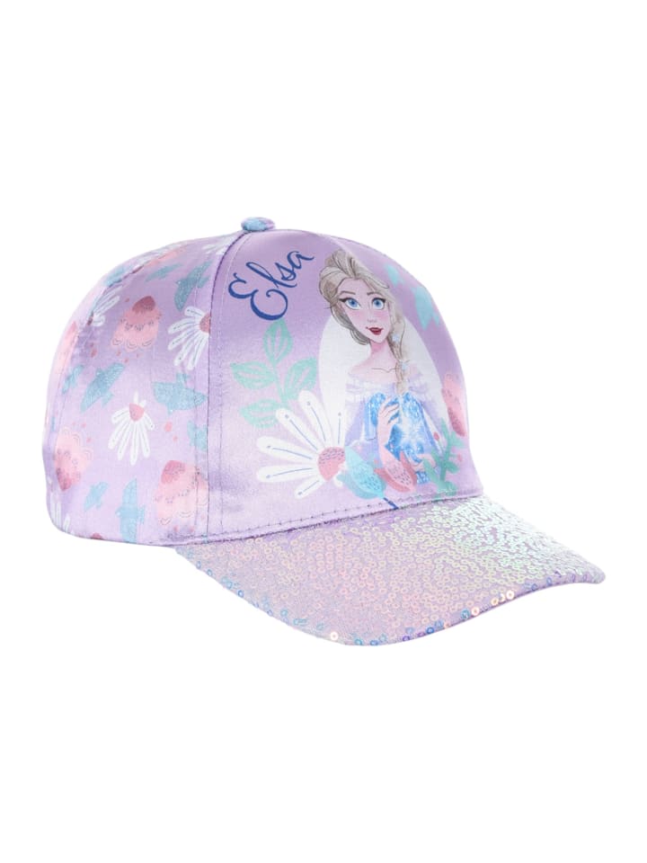 Disney Frozen Basecap Disney Frozen mit Pailletten in Lila günstig kaufen 52 cm