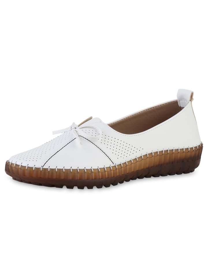 VAN HILL Slip Ons Anais in Weiss günstig kaufen