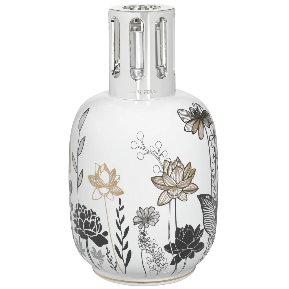 Lampe PORCELLANA VEGETALE Blanche - Katalytisk lampe