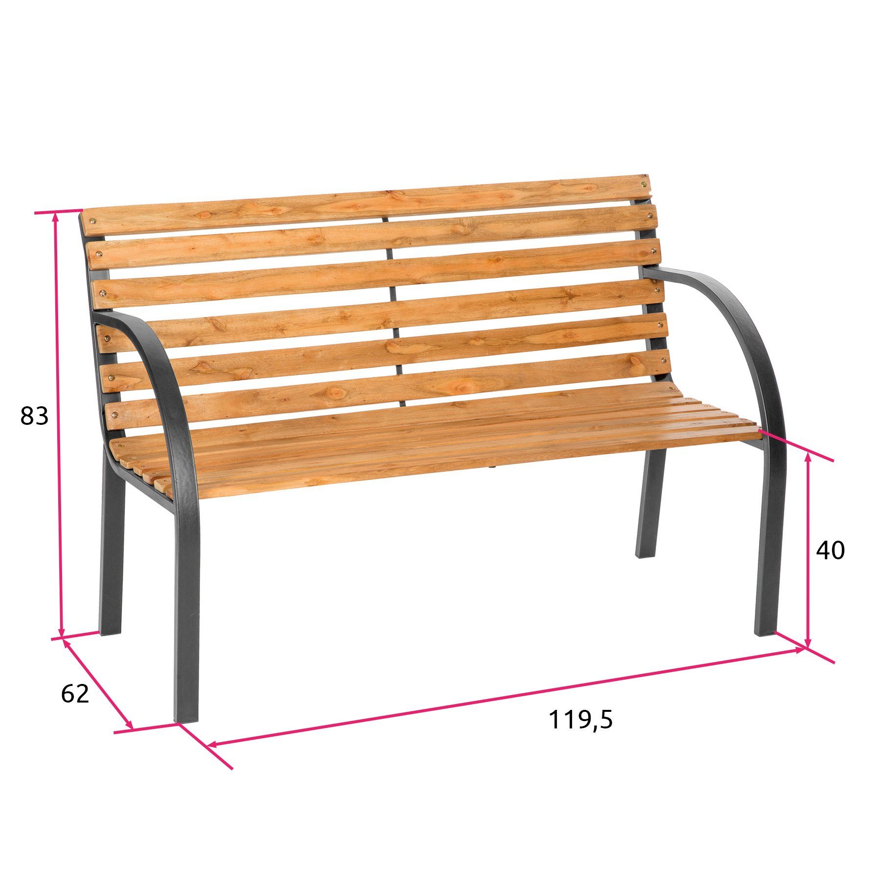 tectake Gartenbank Micha