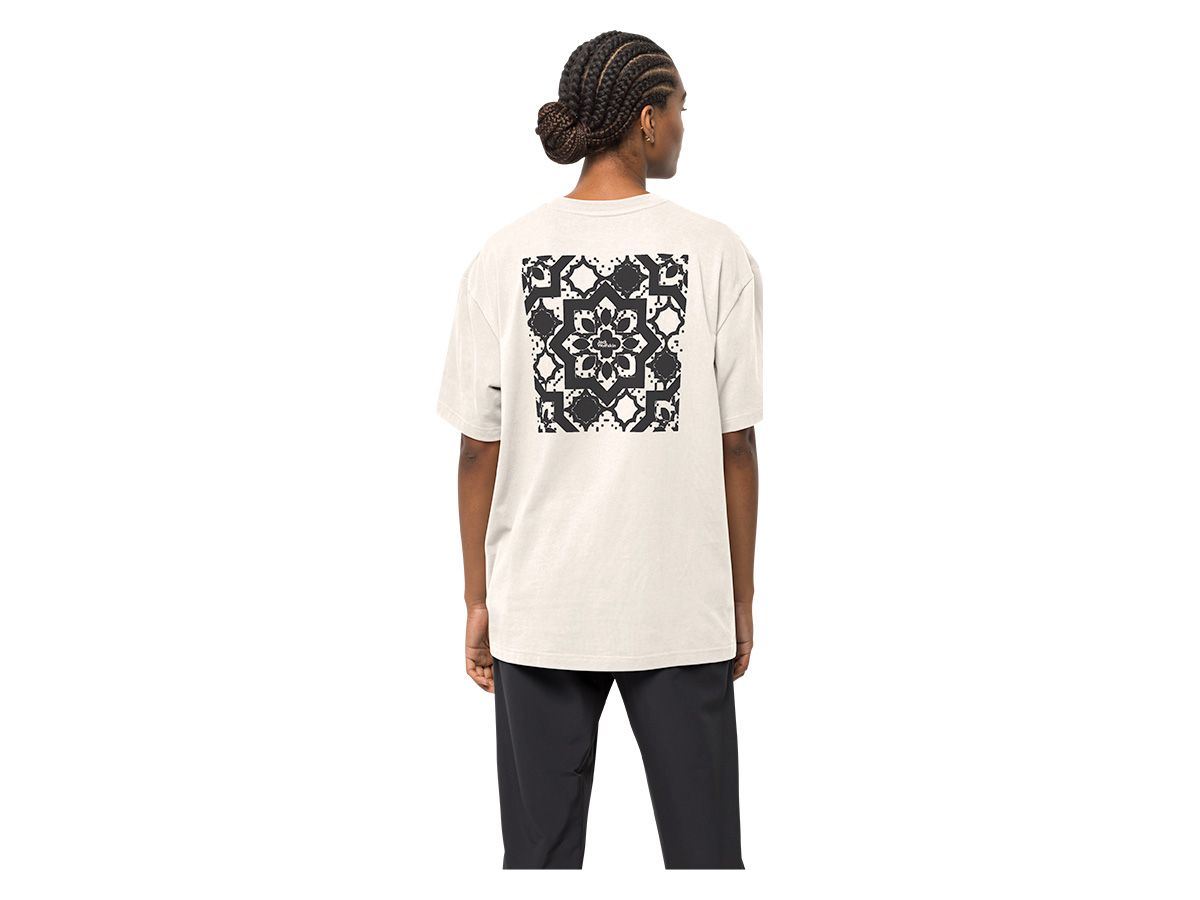 Jack Wolfskin Eschenheimer Back Egret Unisex T-Shirt
