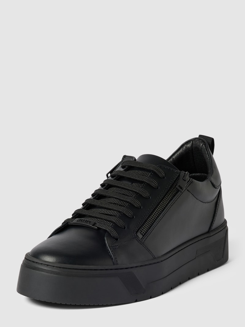 Sneaker mit Reißverschluss in schwarz