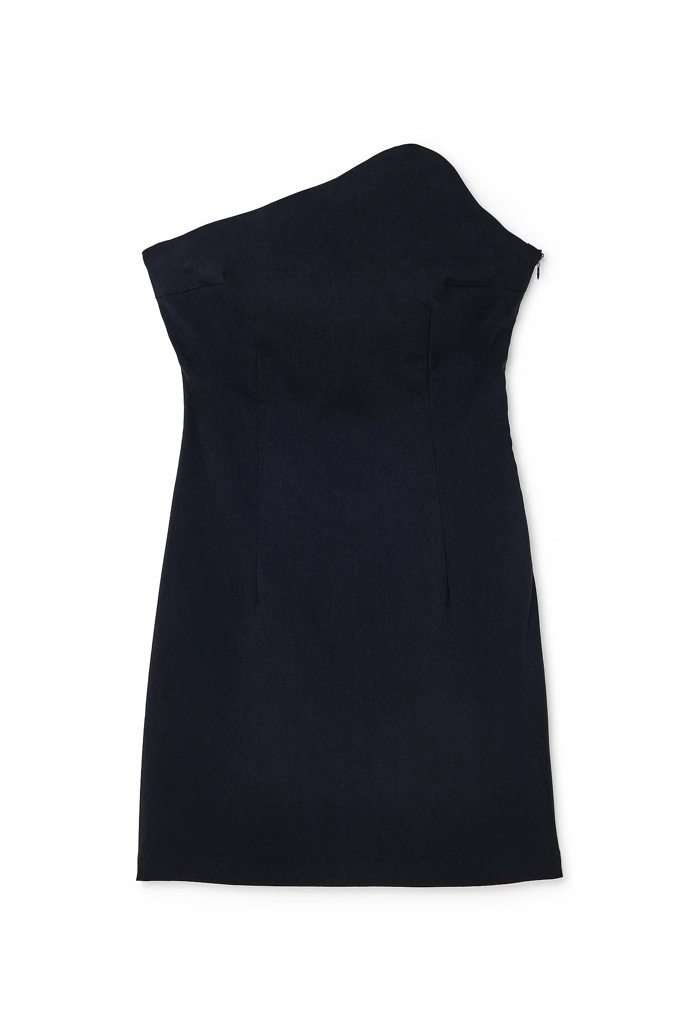 Asymmetrisches Bandeau-Minikleid
